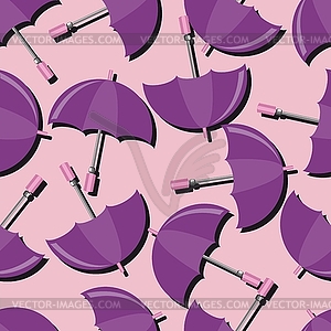 Seamless background with umbrellas - vector clipart / vector image