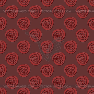 Seamless background with flowers - vector clipart