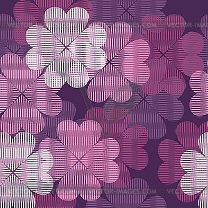 Seamless background with flowers - vector clip art