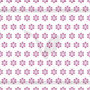 Seamless background with flowers - vector image