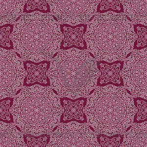 Lace ornament on purple background - vector image