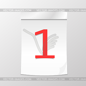 Calendar icon - vector clipart