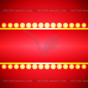 Xmas red banner - vector image