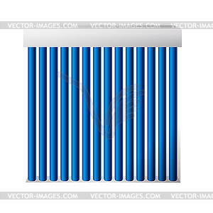 Solar heater - stock vector clipart