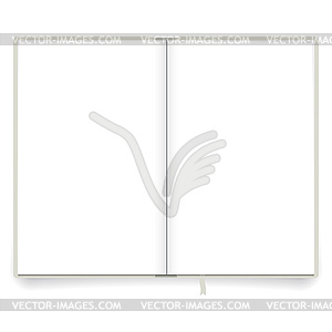 Open book - vector clipart