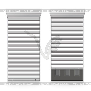 Door rolling shutter - vector image