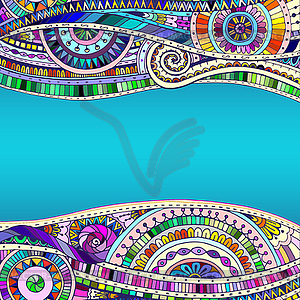 Abstract rainbow mosaic background - vector clipart