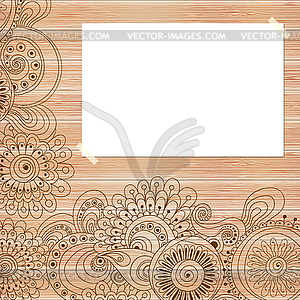 Stylish presentation of business flyer template - vector image