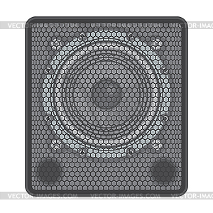 Concert Subwoofer Speaker - vector clipart