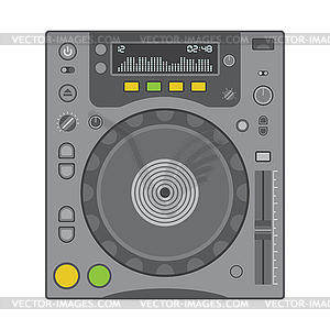DJ CD-плеер - клипарт в векторном виде