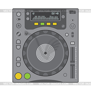 Dj cd player - vector image