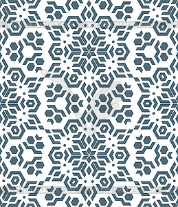 Geometric abstract monochrome mosaic seamless - vector image