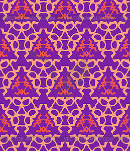 Psychedelic abstract colorful violet red cream - vector clipart