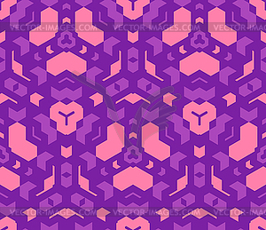 Violet purple pink color abstract geometric seamles - vector clipart