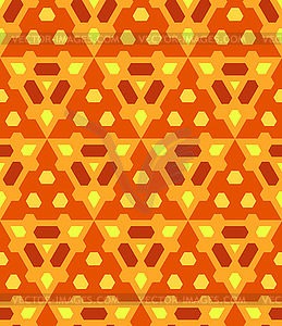 Orange yellow brown color abstract geometric - vector image