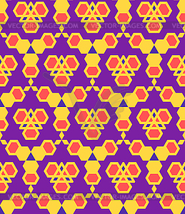 Purple violet red orange abstract geometric seamles - vector clipart / vector image