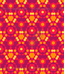 Red orange yellow color abstract geometric - vector image
