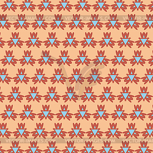 Geometric seamless pattern - vector clip art