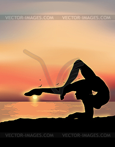 Gymnast - vector image