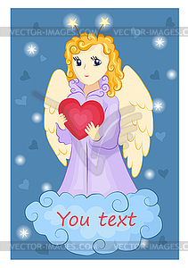 Angel - vector clipart