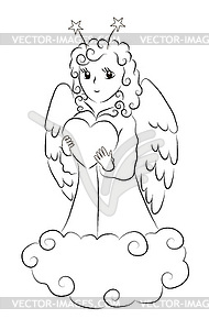 Angel - vector image