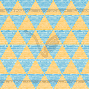 Seamless abstract blue and orange triangles. Colore - color vector clipart