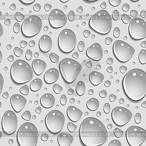 Seamless background. Drops of water - royalty-free vector image