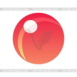 Red ball games - vector EPS clipart