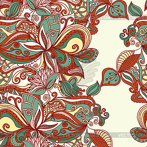 Abstract hand-drawn pattern. seamless doodle texture - vector clipart