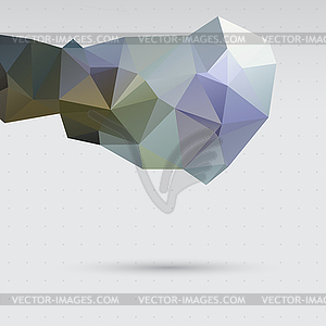 Abstract background of triangle - vector EPS clipart