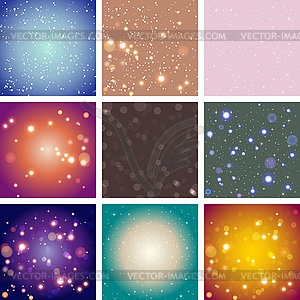 Blur bokeh Abstract bright color background - vector image