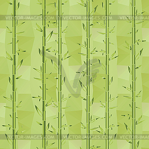 Green bamboo - vector image