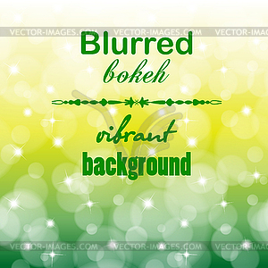 Abstract blur bokeh bright color background - vector clipart