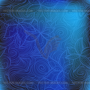 Abstract seamless hand-drawn pattern - vector image