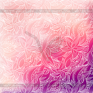 Abstract seamless hand-drawn pattern - vector image