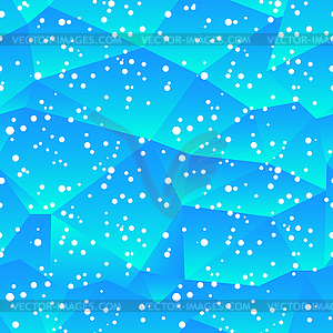 Ice crystal abstract blue texture - vector clip art