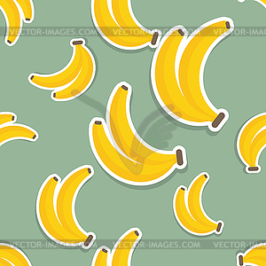 Банан рисунок. Бесшовные текстуры с спелых бананов - изображение в формате EPS