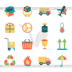 Logistic and packing icon - vector clip art