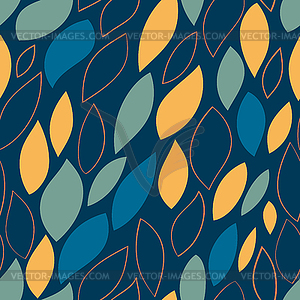 Seamless abstract hand-drawn pattern.  - vector image