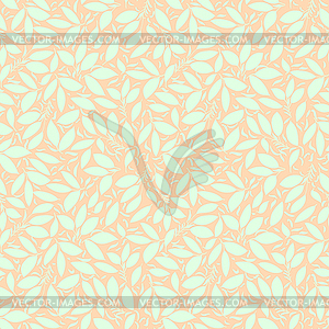 Neutral floral ornament. cool green - vector image