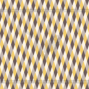 Seamless Warm Color Pattern. Rhombus Background - vector EPS clipart