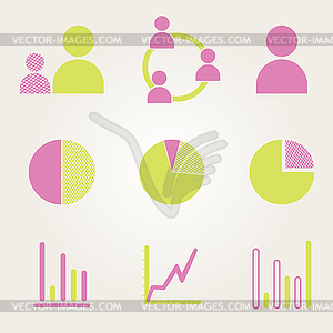 Business Infographic icons - Graphics - vector clip art