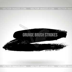 Brush stroke and texture. Vector design. - vector clipart