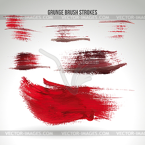 Brush stroke and texture. Vector design. - vector image