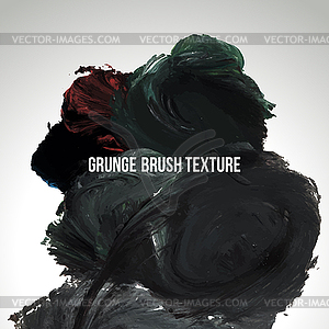 Brush stroke and texture. Vector design. - vector image