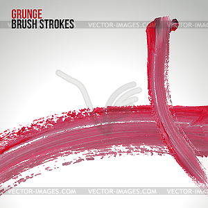 Brush stroke and texture. Vector design. - vector clip art