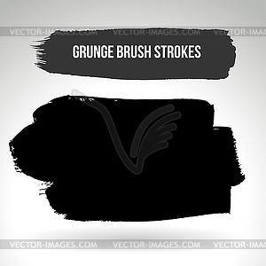 Brush stroke and texture. Vector design. - vector clipart