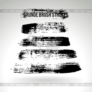 Brush stroke and texture. Vector design. - vector image