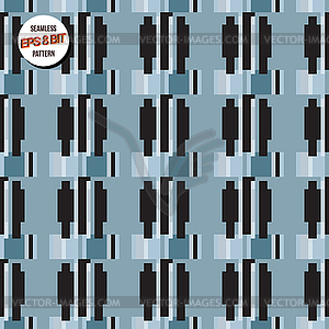 8 bit background. Seamless pattern. - vector image