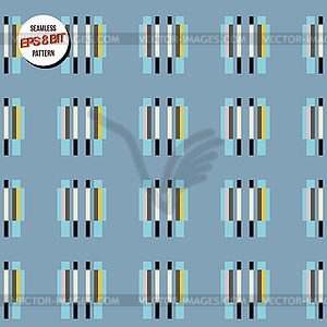 8 bit background. Seamless pattern. - vector clipart